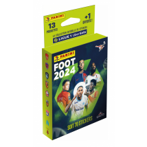 Blister Foot 2024 Ligue 1 Panini - 13 Pochettes + 1 Offerte