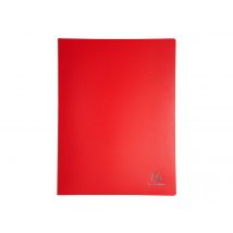 Porte-vues A4 - 80 Vues - Polypro - Exacompta - Rouge