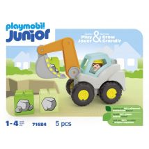 Playmobil Junior - Pelleteuse - 71684 - Playmobil Junior