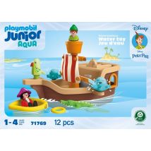 Junior & Disney : Peter Pan Bâteau Pirate - Playmobil Junior - Playmobil 1 2 3