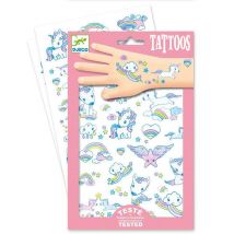 Tatouages Temporaires : Licornes - Djeco -2 Planches