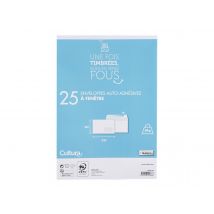 25 Enveloppes Fenêtrées - 162x229mm - 80/m² - Cultura