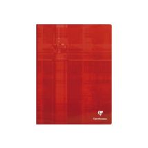 1 Cahier Broché - 24 X 32 Cm - Clairefontaine - 192 Pages Petits Carreaux - Coloris Assortis