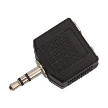 Shiver - Adaptateur 2x 3,5mm Femelle / 3,5mm Stéréo