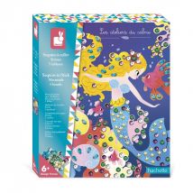 Kit Loisir Créatif Enfant Les Ateliers Du Calme - Sequins À Coller Sirènes - Atelier Du Calme