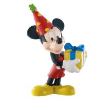 Figurine La Maison De Mickey Disney - Mickey Anniversaire - 8 Cm - Bully