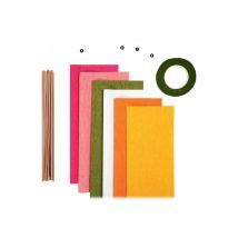 Kit Papier Crépon - Bouquet De Fleurs - Clairefontaine