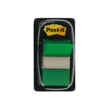 Post-it Index 680-3 - Marques-pages Pour Index Avec Dévidoir - 25.4 X 43.2 Mm - 50 Feuilles - Vert