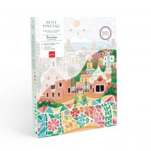 Coffret Peinture Au Numéro - Barcelona Par Dazlstudio - La Petite Épicerie