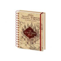 Carnet À Spirale - A5 - Carte Du Marauder - Pyramide