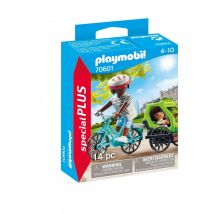 Playmobil - Cyclistes Maman Et Enfant - 70601 - Playmobil City Life