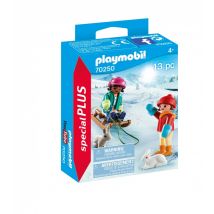 Enfants Avec Luge - Playmobil