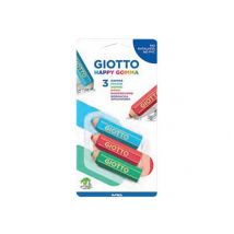 Giotto Happy Gomma - Gomme - Lot De 3
