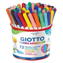 Pot De 6 X 12 Feutres Giotto Turbo Advanced - Giotto