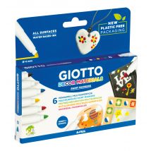 Lot De 6 Feutres Décor Materials - Giotto