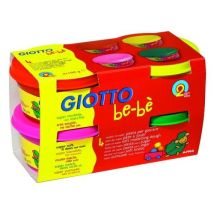 Pâte À Modeler - Giotto Be-bè - 4 X 100g (rose/vert/rouge/jaune)