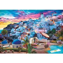 Puzzle Compact 500 Pièces - Greece View - Clementoni