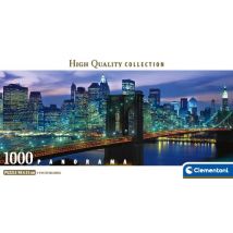 Puzzle Compact Panorama 1000 Pièces - New York - Clementoni