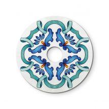 Abat-jour Ellepì Pour Lampes À Suspension, Murales Et Guirlandes - Diamètre 24 Cm - Majolica Bleu - Creative Cables