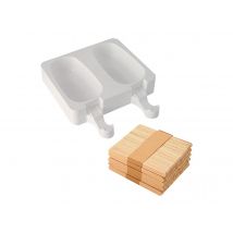 Silikomart Easy Cream Gel01 Classic - Jeu De Moules - 2 Éléments - Cavité 2
