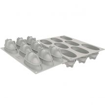 Moule Silikomart - Petal 3d - Silicone - Gris