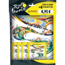 Album Pour Stickers À Collectionner Tour De France 2024 Album Avec 4 Pochettes - Panini