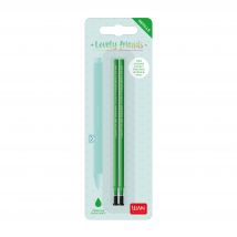 Lot De 2 Recharges Stylo À Encre Gel 3d Legami - Lovely Friends - Vert