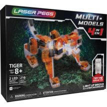 Laser Pegs - Tigre Rouge 4 En 1 - GP Toys
