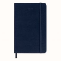 Agenda Civil Semainier 2023 - 9 X 14 Cm - Moleskine - Bleu Saphir