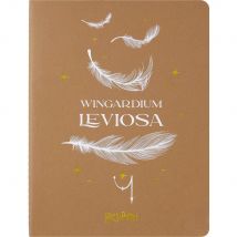 Cahier Moleskine - 25 X 19 Cm - Harry Potter : Wingardium Leviosa - 176 Pages Lignées - Mpo