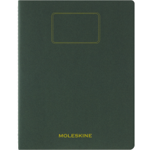 Cahier Moleskine - Vert- 21,6 X 27,9 Cm - Etudiant - 120 Pages Lignées