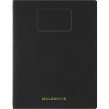 Cahier Moleskine - Noir - 21,6 X 27,9 Cm - Etudiant - 120 Pages Unies