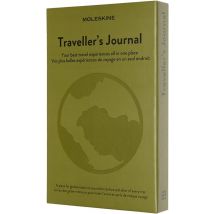 Carnet Moleskine - Kaki - 13 X 21 Cm - Passion Voyage - 400 Pages Lignées