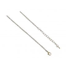 Collier Sautoir Maille Forcat Large Créalia - Bronze
