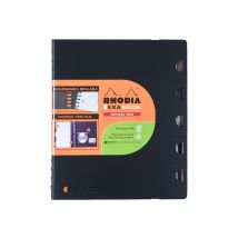 Cahier - 22.5 X 29.7 Cm - Exabook - Rhodia - 160 Pages Petits Carreaux - Noir