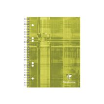 1 Cahier À Spirales - Format A5 14.8 X 21 Cm - Bind'o Block - Clairefontaine - 180 Pages Petits Carreaux - Coloris Assortis