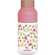 Bouteille Quokka - Ecozen Ice Pink Flowers - 570 Ml