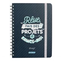 Agenda Civil Semainier 2023 - 15,6 X 22,1 Cm - Mr Wonderful - Rêve, Fais Des Projets Et Lance-toi