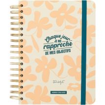 Agenda Scolaire Journalier 2024/2025 Mr Wonderful - Chaque Jour, Je Me Rapproche De Mes Objectifs