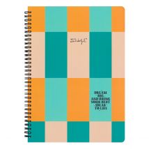 Cahier Mr Wonderful - A4 21 X 29,7 Cm - Dream Big And Bring Your Best Ideas To Life