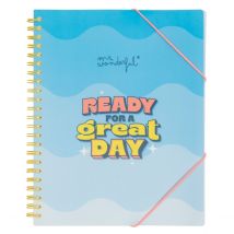 Classeur Avec Pochettes Transparentes 31 X 36 Cm Mr Wonderful - 30 Vues - Ready For A Great Day
