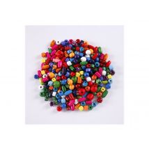 Baril De Perles En Bois Multicolores - Créalia - Crealia enfants