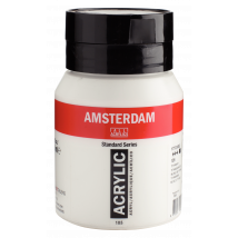 Peinture Acrylique - 500ml - Blanc De Titane - Amsterdam