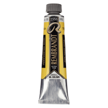 Peinture À L'Huile Rembrandt En Tube De 40 Ml - Royal Talens - Extra-fine - Jaune Moyen