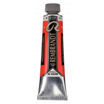 Peinture À L'Huile Rembrandt En Tube De 40 Ml - Royal Talens - Extra-fine - Garance Permanent Foncé