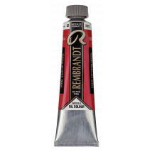 Peinture À L'Huile Rembrandt En Tube De 40 Ml - Royal Talens - Extra-fine - Garance Permanent Moyen