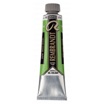 Peinture À L'Huile Rembrandt En Tube De 40 Ml - Royal Talens - Extra-fine - Vert Permanent Moyen