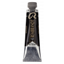 Peinture À L'Huile Rembrandt En Tube De 40 Ml - Royal Talens - Extra-fine - Noir Ivoire