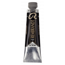 Peinture À L'Huile Rembrandt En Tube De 40 Ml - Royal Talens - Extra-fine - Noir De Bougie