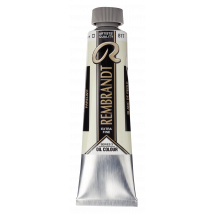 Peinture À L'Huile Rembrandt En Tube De 40 Ml - Royal Talens - Extra-fine - Blanc Nacre